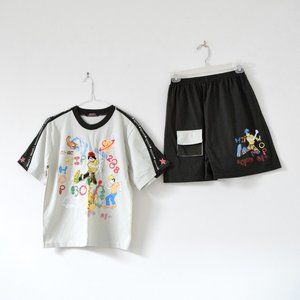 NEW SPORTS Boy's Matching Summer Tank Top and Shorts Set